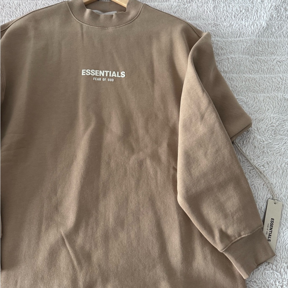 Fear of God Essentials Tan Sweater